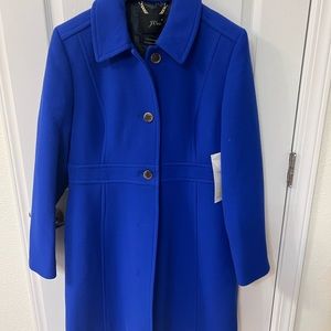 Jcrew royal blue lady day coat size 12P